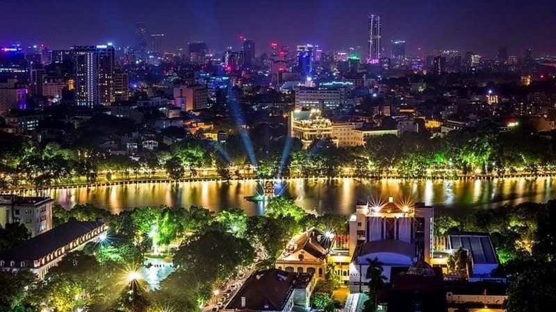 du lich ha noi ve dem