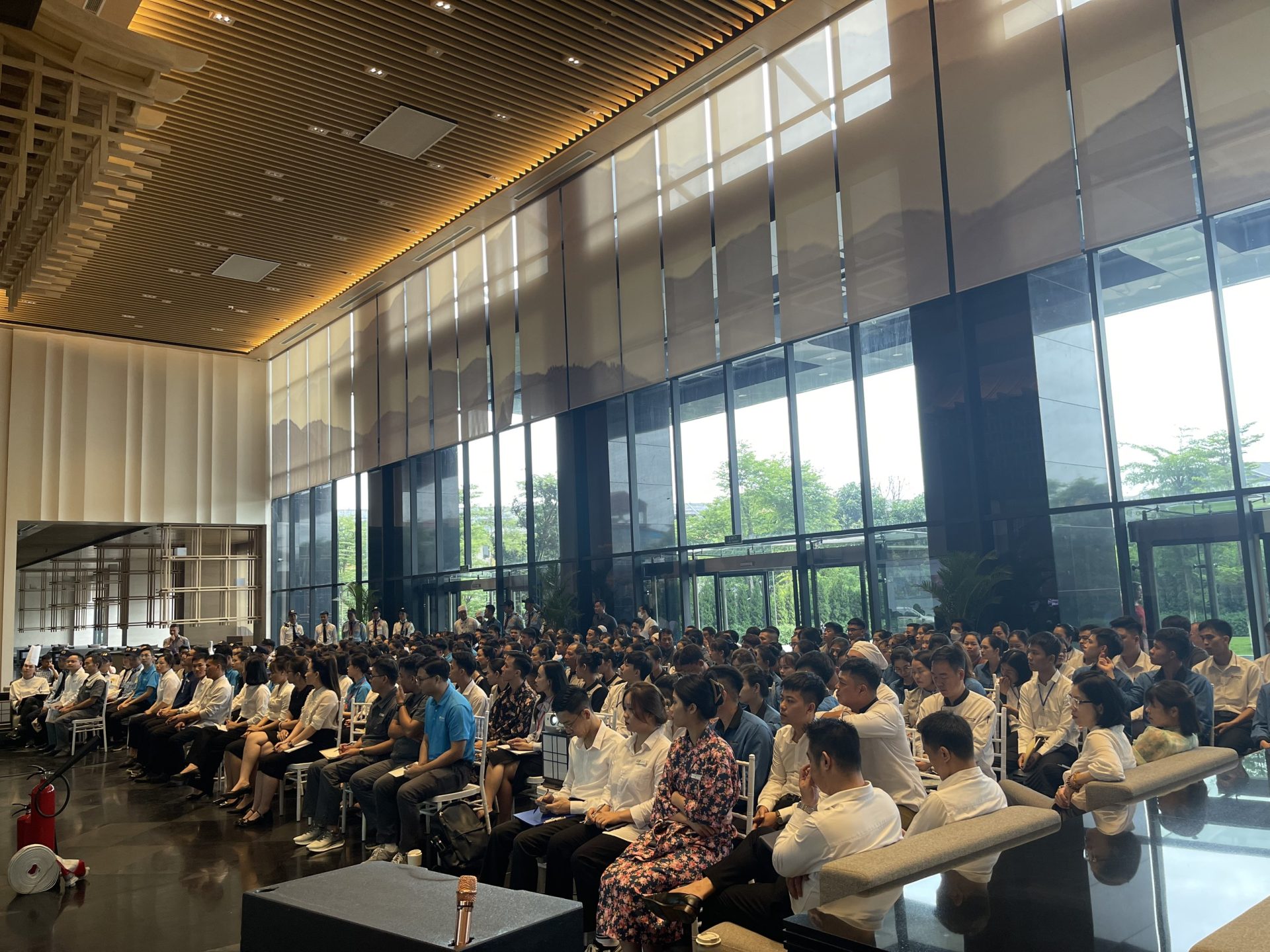 Khu nghỉ dưỡng Lynntimes Thanh Thủy tổ chức chương trình đào tạo PCCC cho đội ngũ cán bộ nhân viên