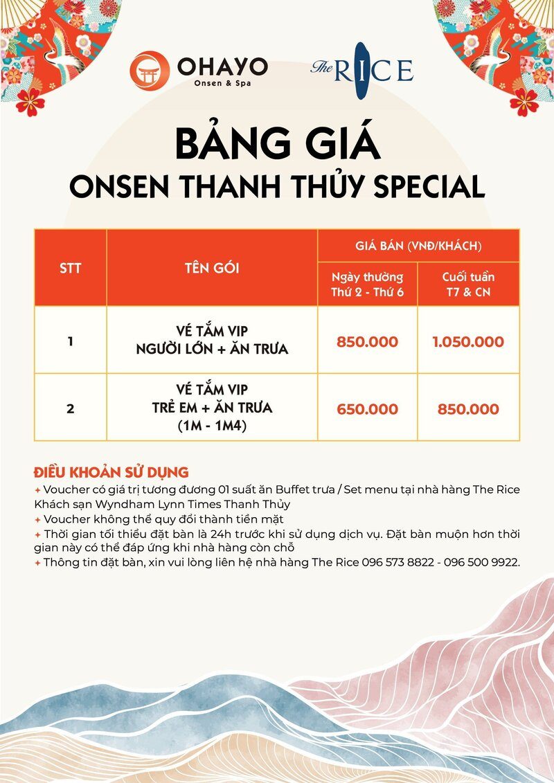 Onsen Thanh Thủy: Trải Nghiệm Nghỉ Dưỡng Khoáng Nóng Chuẩn Nhật Tại Phú Thọ