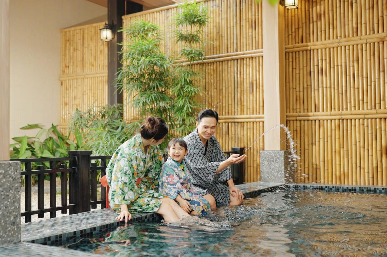 Không gian onsen đậm chất Nhật Bản