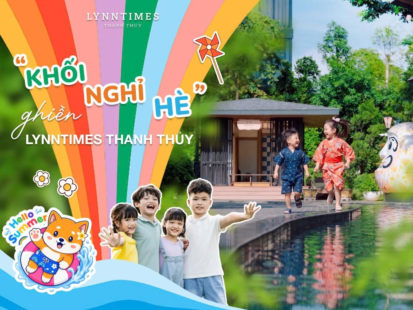 Kỳ nghỉ hè “mát rượi” cùng cả gia đình tại Lynntimes Thanh Thủy